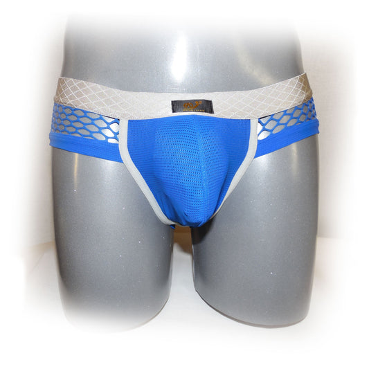 Pants mit farblich abgesetzter Naht und Netzstoff