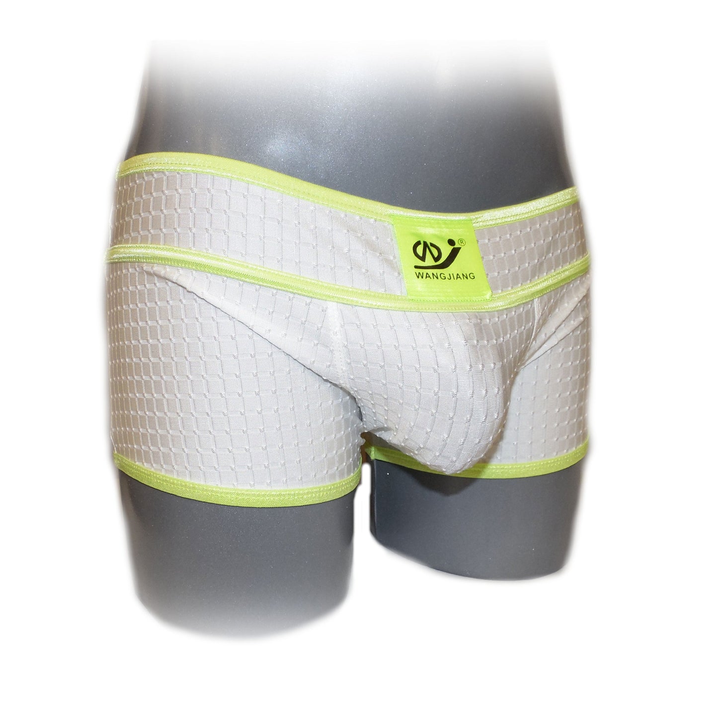 Pants with contrasting seams