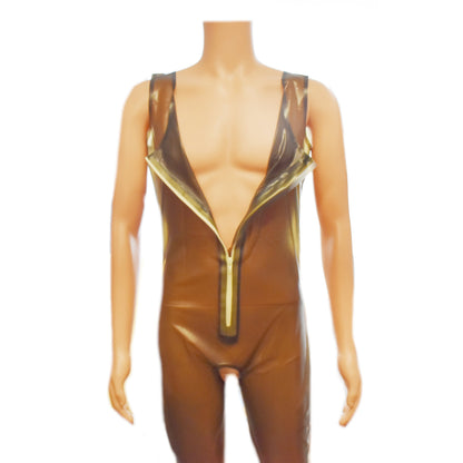 Latex Body ouvert with Zipper Latex 0,4 mm
