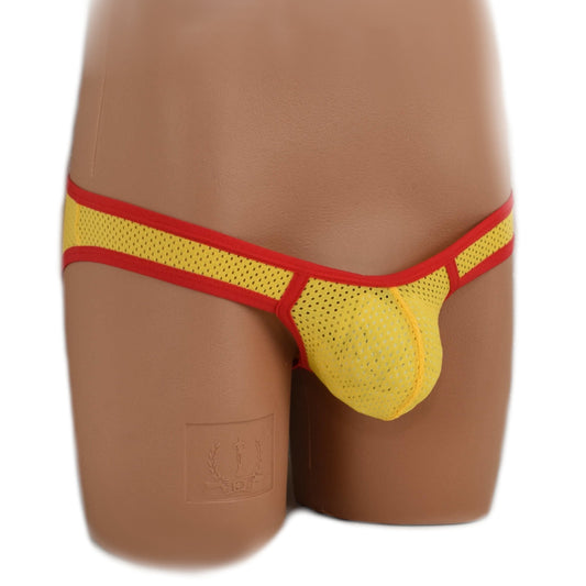 Slip Farblich abgesetzt, knapp mit schönem bequemen Beutel