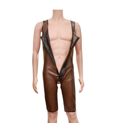 Latex Body ouvert with Zipper Latex 0,4 mm
