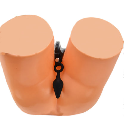 Latex thong with anal support, 0.6mm latex