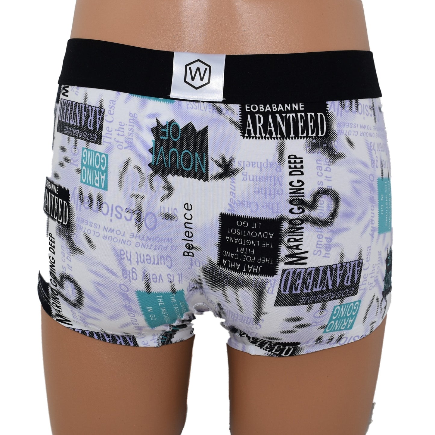 Boxer modisch bedruckt