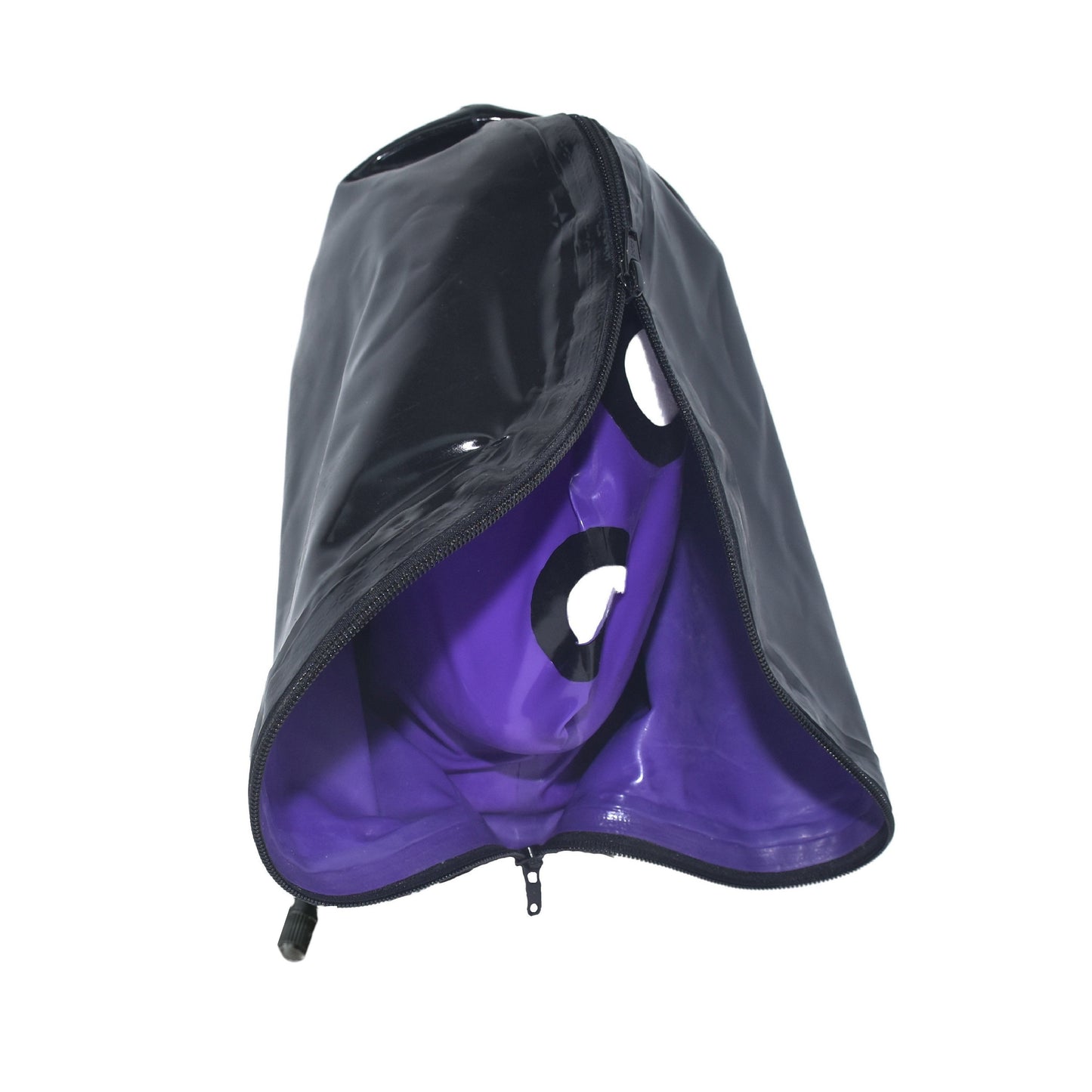 Latex Ballon-Maske zum Aufpumpen mit Fahrradventil