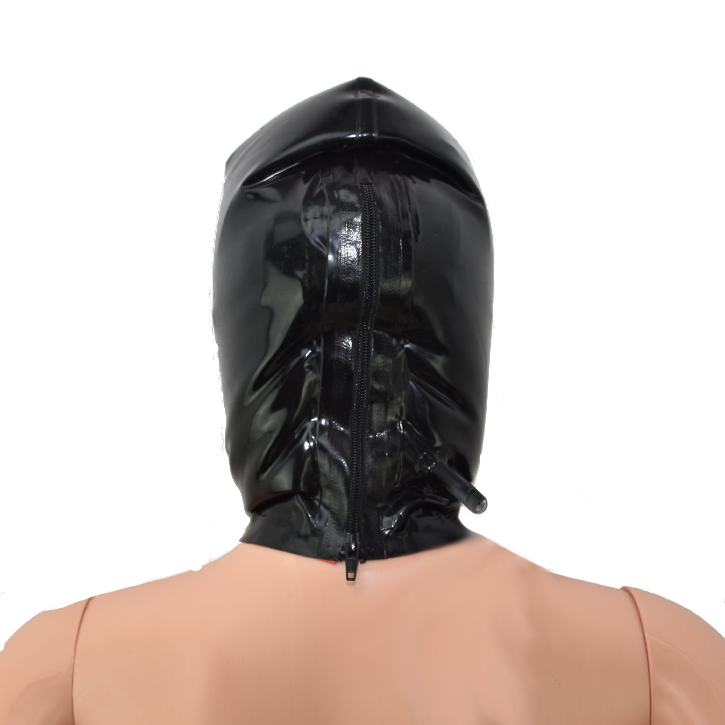 Latex Ballon-Maske zum Aufpumpen mit Fahrradventil