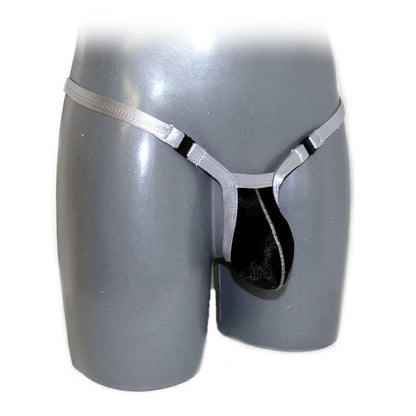 Men Micro Strings  Thong Open Butt mit Clips
