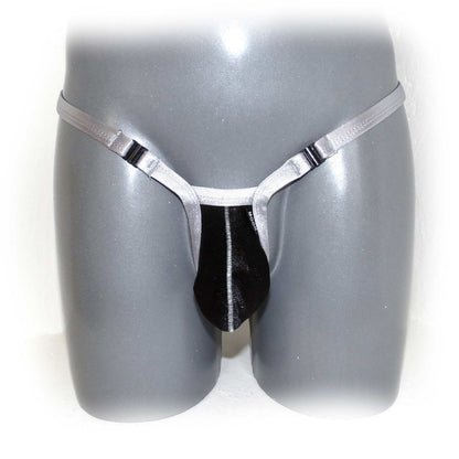 Men Micro Strings  Thong Open Butt mit Clips