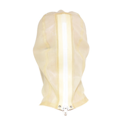 Latex Maske Mundstück und Nasenröhrchen Transparent 0,4 mm