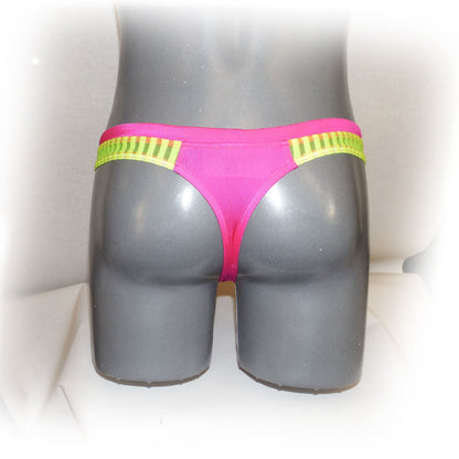 Swim String 2 farbig Gelbe Applikation