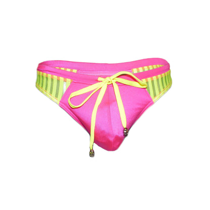 Swim String 2 farbig Gelbe Applikation