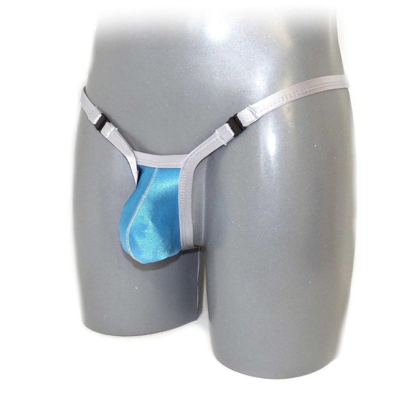 Men Micro Strings  Thong Open Butt mit Clips