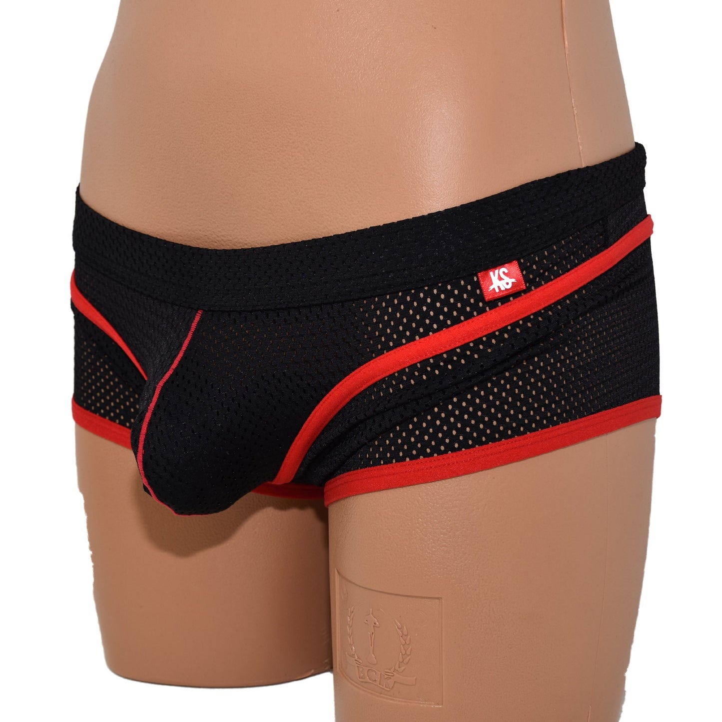 String-Pants zweifarbig angesetzt