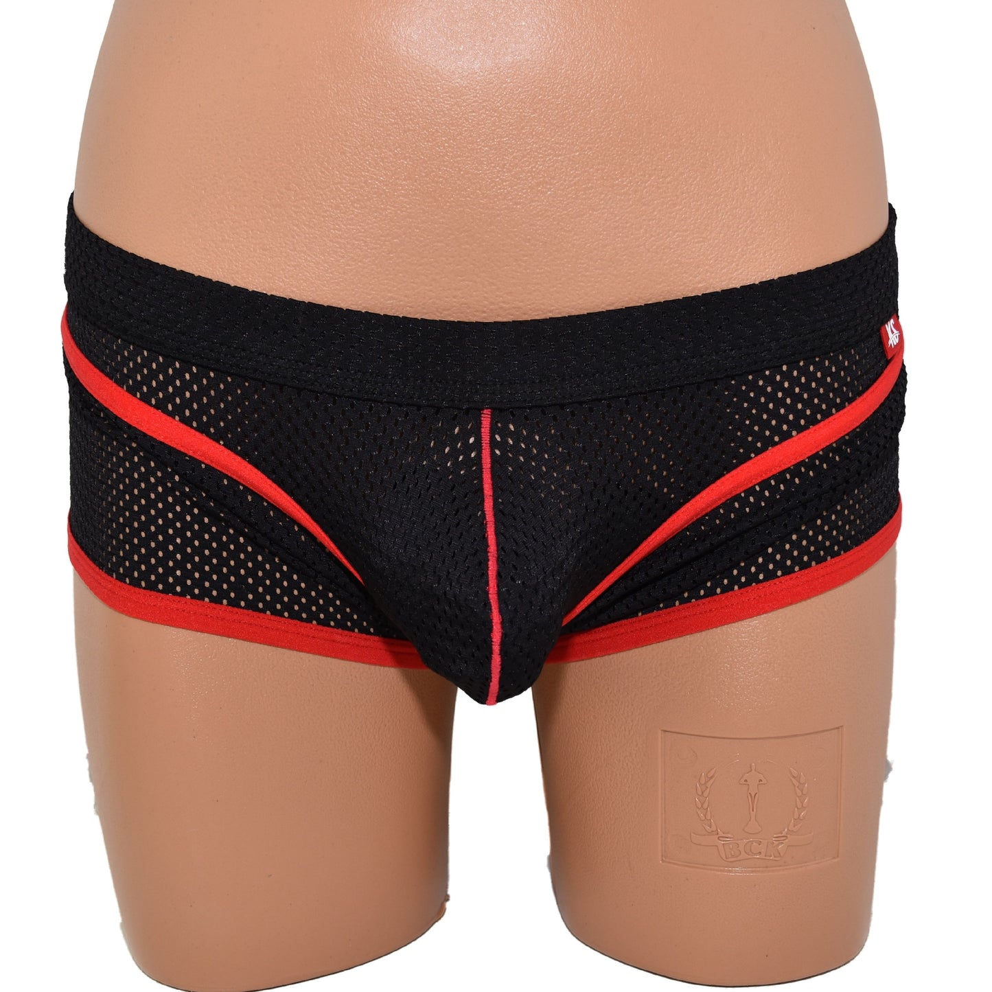 String-Pants zweifarbig angesetzt