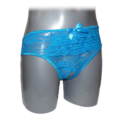 Ruffled open panties