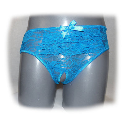 Ruffled open panties