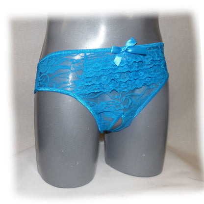 Ruffled open panties