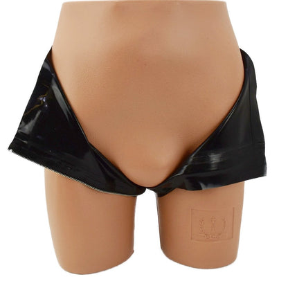 Latex slip with full-length zipper - 0.4 mm