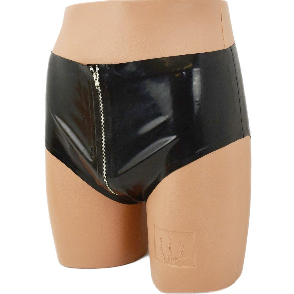 Latex slip with full-length zipper - 0.4 mm
