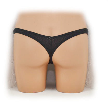 Mini- String, schön knapp geschnitten einfarbig