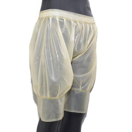 Latex Pluder-Hose mit extra breitem Bund an Hüfte und Beinen