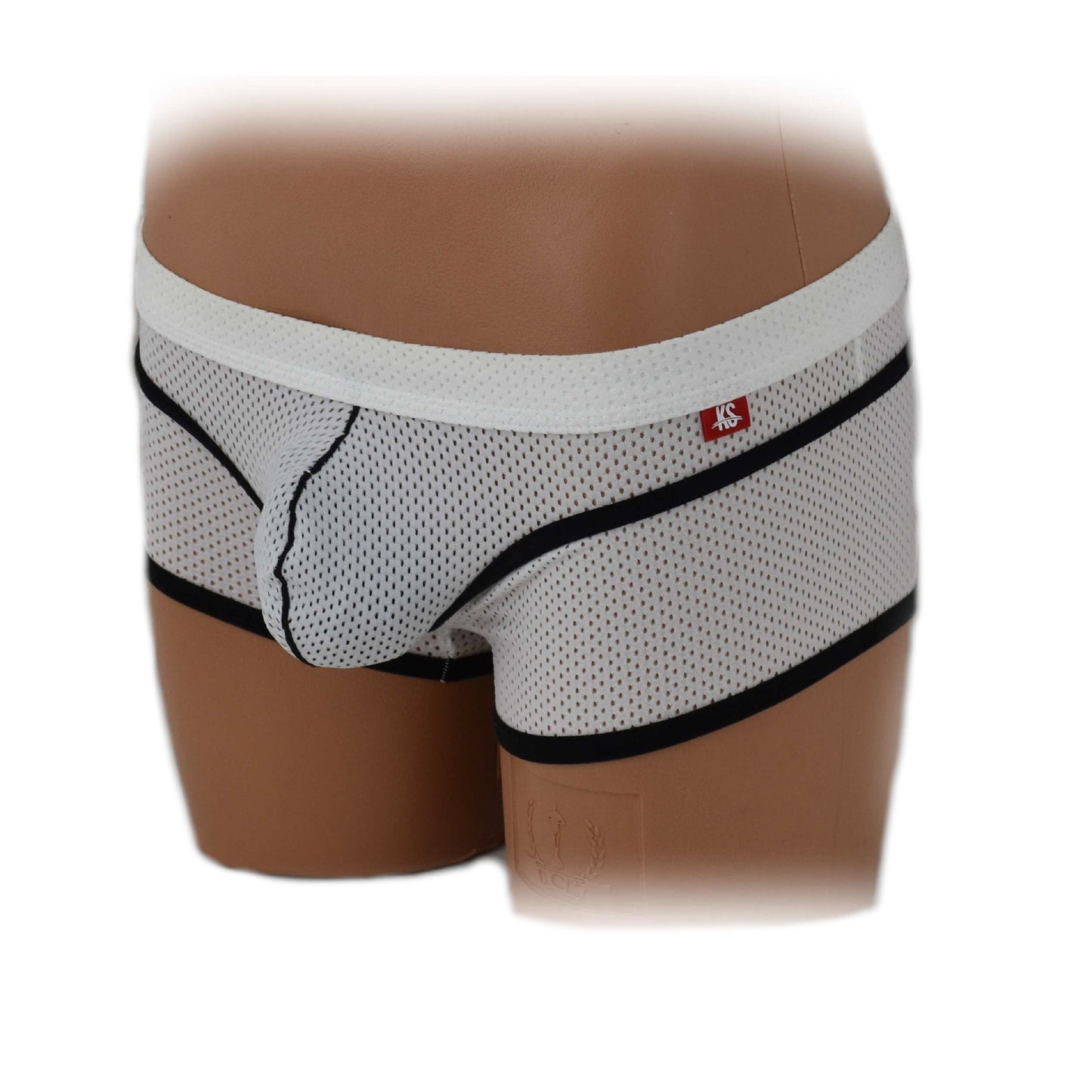 String-Pants zweifarbig angesetzt