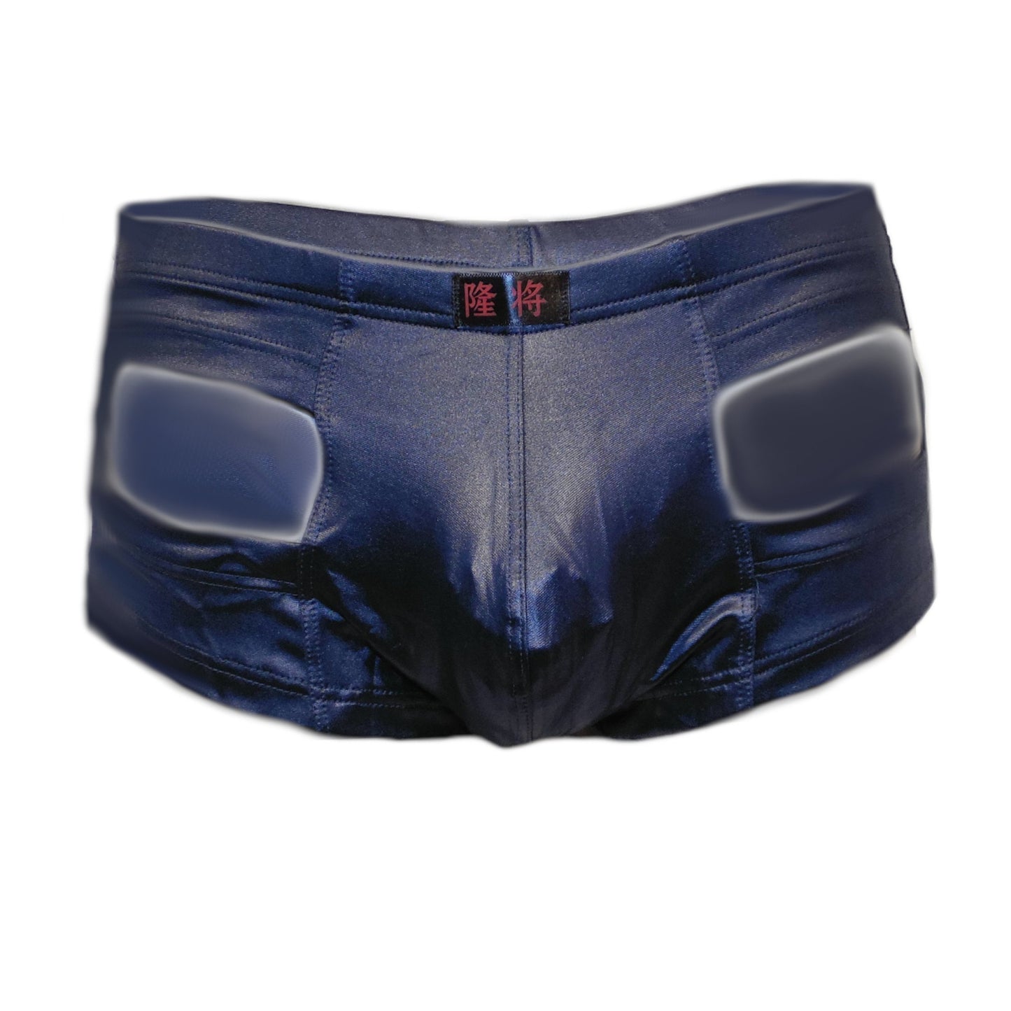 Glanz Pants mit Ausschnitt vorne