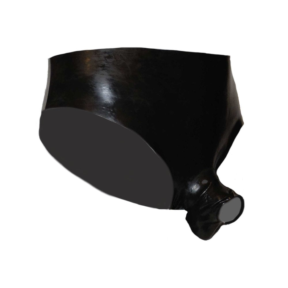 Latex Hose mit Frontöffnung 4cm und Hodensack