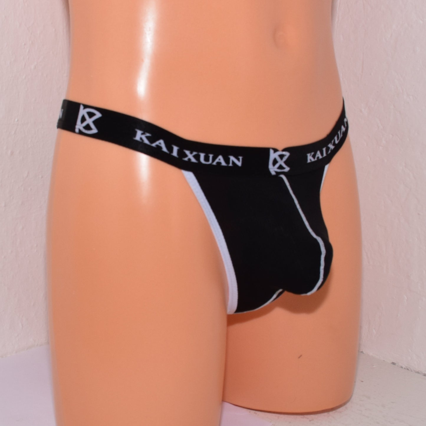 String for men farbiger Bund