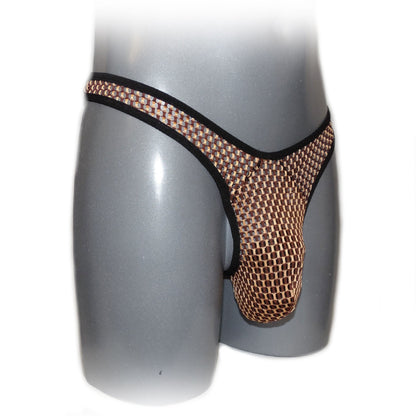 String mit transparentem Netzmuster