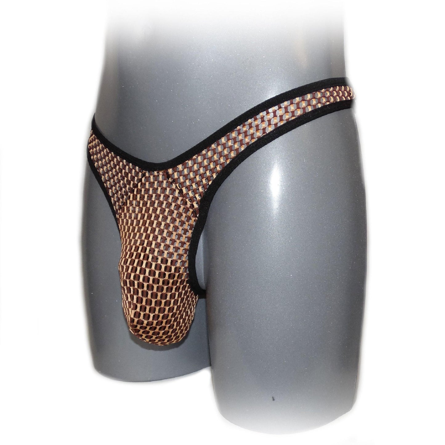 String mit transparentem Netzmuster