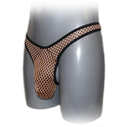 String mit transparentem Netzmuster