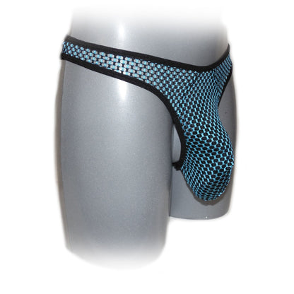 String mit transparentem Netzmuster