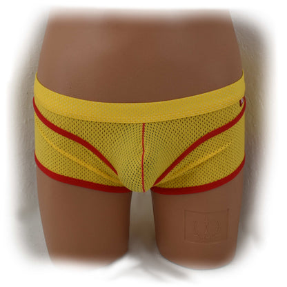 String-Pants zweifarbig angesetzt