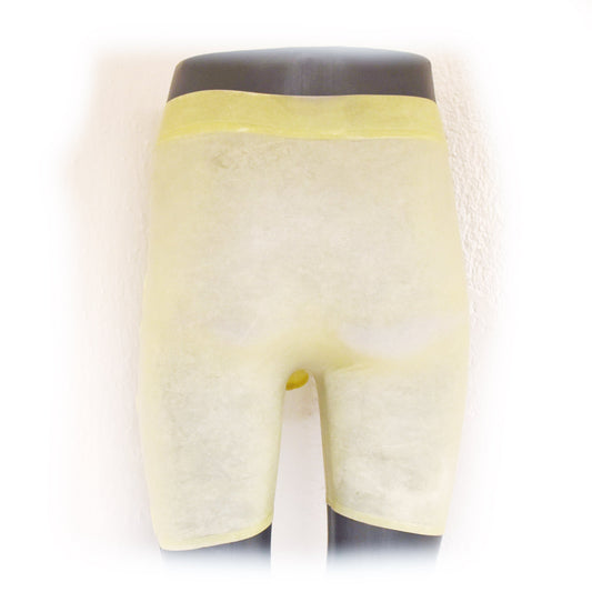 Latex Long Shorts transparent Penisschlauch offen hand made