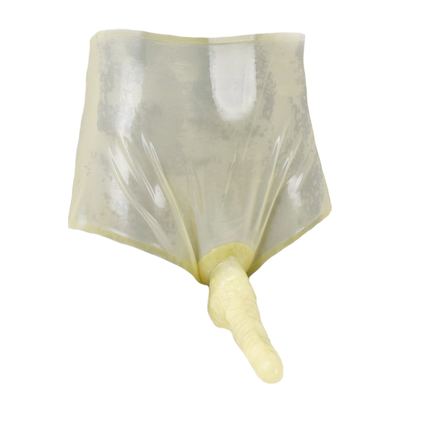 Latex Big Pants mit Kondom und extra hohem Bund 0,4 mm