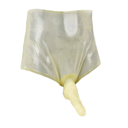 Latex Big Pants mit Kondom und extra hohem Bund 0,4 mm