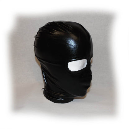 Black Hood Showing Eyes