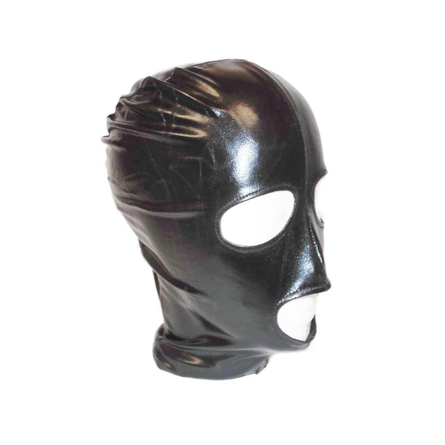 Black Hood Showing Mouth and Eyes