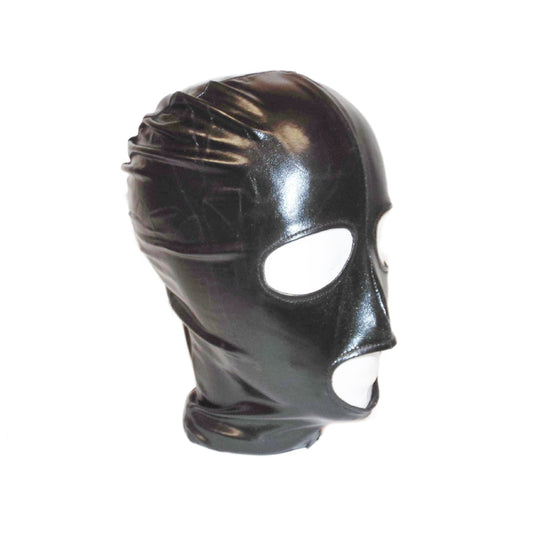 Black Hood Showing Mouth and Eyes