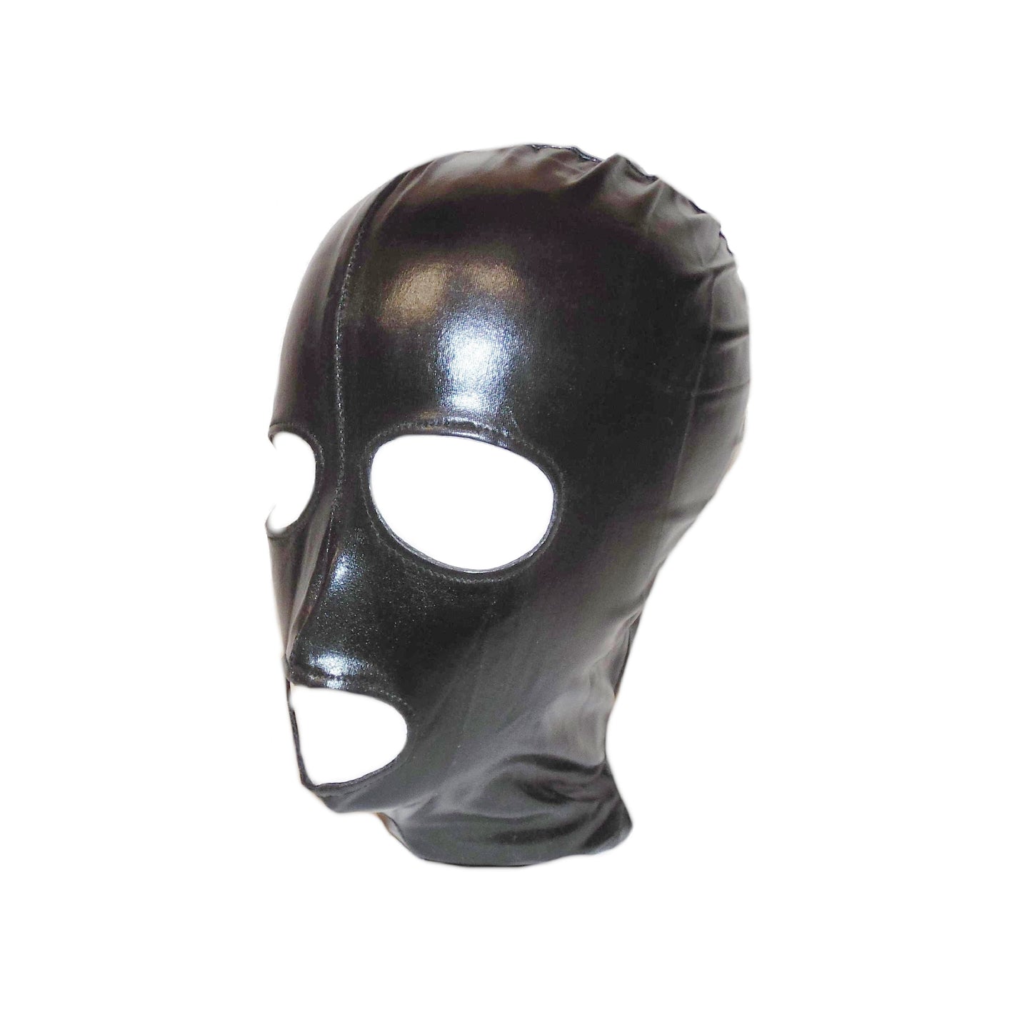 Black Hood Showing Mouth and Eyes