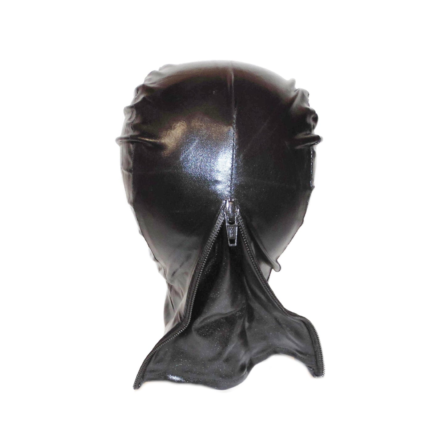 Black Hood Showing Mouth and Eyes