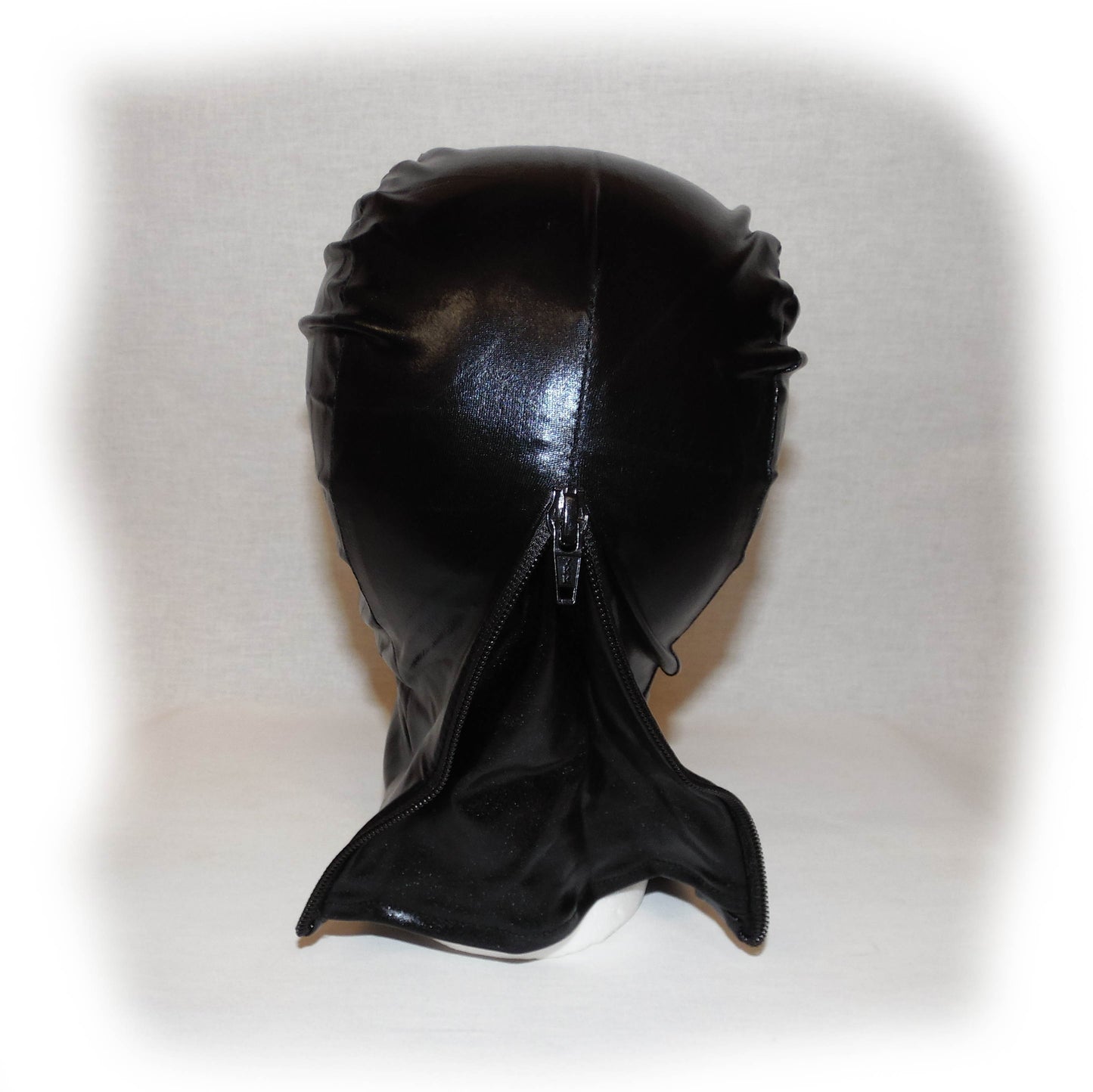 Black Hood Showing Mouth and Eyes
