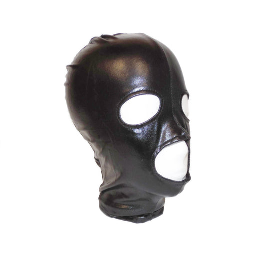 Black Hood Showing Nose, Mouth and Eyes