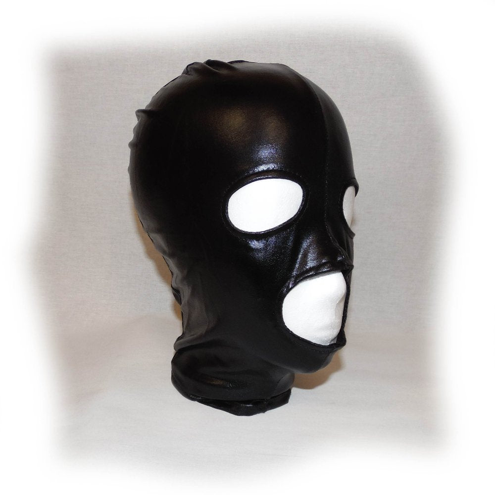 Black Hood Showing Nose, Mouth and Eyes