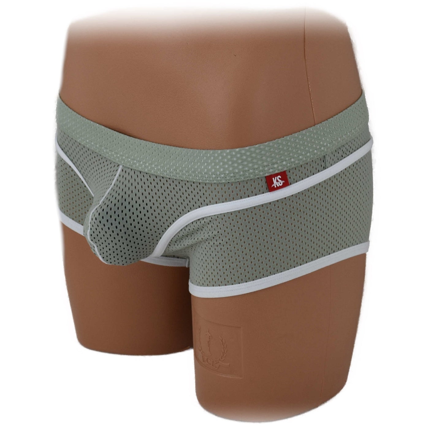 String-Pants zweifarbig angesetzt