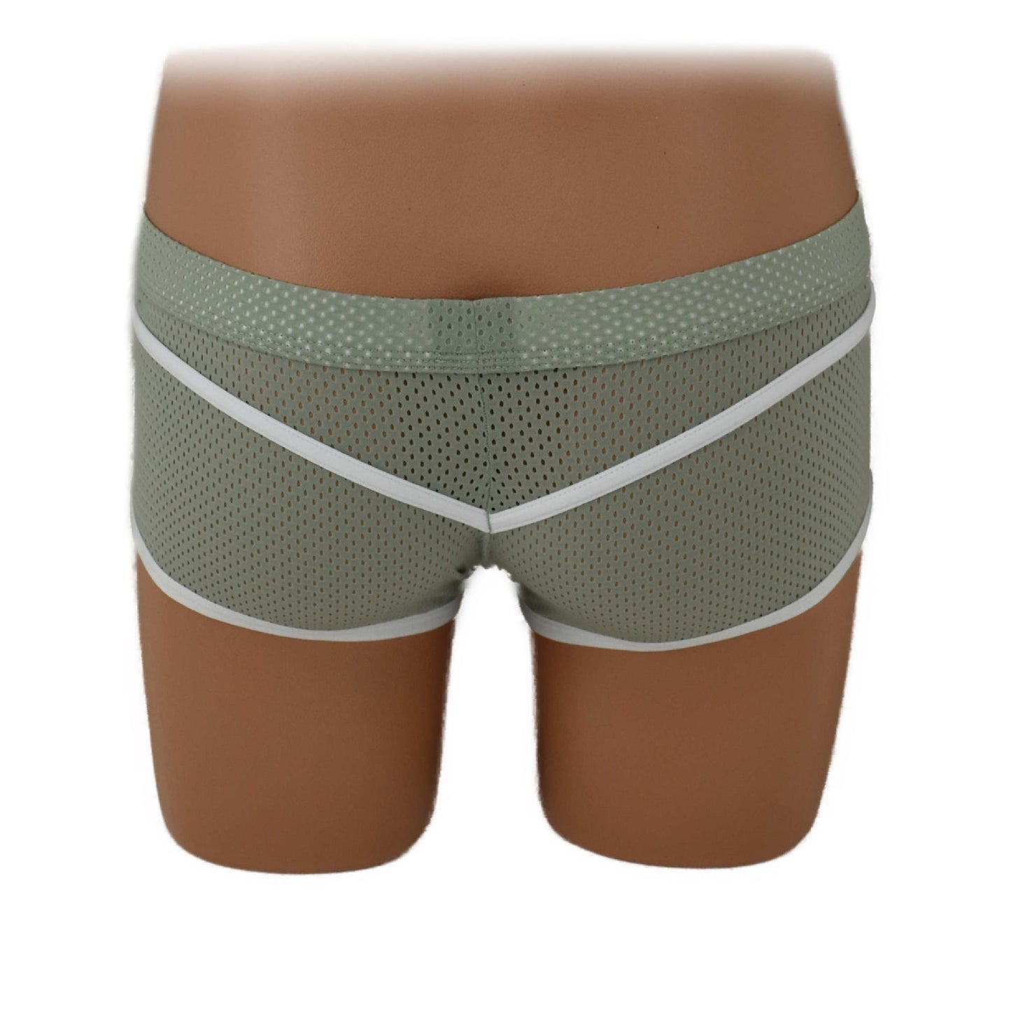 String-Pants zweifarbig angesetzt