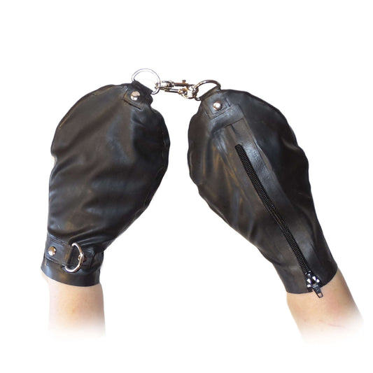 Latex Fäustlinge 0,4mm stark mit Reißverschluss