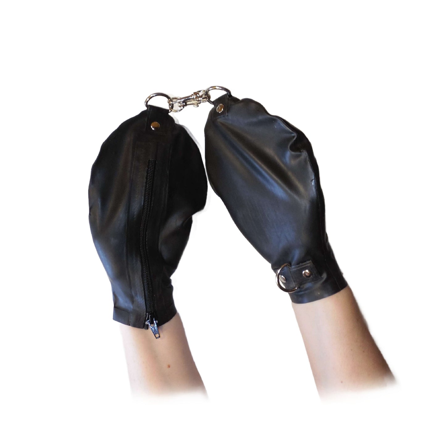 Latex Fäustlinge 0,4mm stark mit Reißverschluss