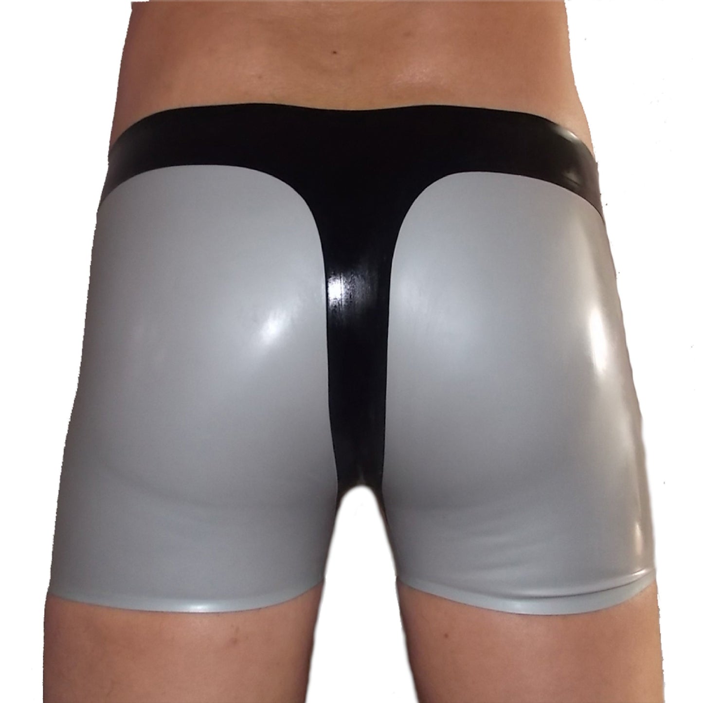 Latex String -Slip mit Reißverschluss