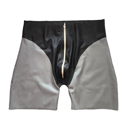 Latex String -Slip mit Reißverschluss